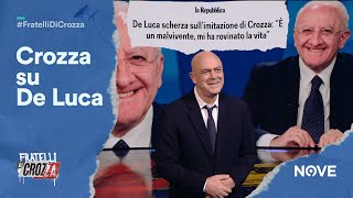 Crozza su De Luca quotDice che gli ho rovinato la vita ma mica sono il PDquot Fratelli di Crozza [upl. by Josephson]