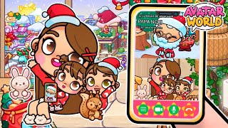 MIS HIJAS HABLAN POR VIDEOLLAMADA CON PAPÁ NOEL 🎅📲 en Avatar World  Alicia Gameplays 🩷 [upl. by Jaella]