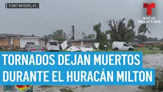 Varios muertos tras tornados generados por el huracán Milton [upl. by Amian769]