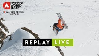 Replay Live  FWT18 VallnordArcalís Andorra  Freeride World Tour 2018 [upl. by Delores871]