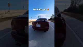 BMW M5 E60 V10 sound pull [upl. by Lleinad617]