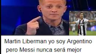 Liberman soy Argentino pero Messi nunca será mejor que Cristiano Ronaldo [upl. by Christiansen]