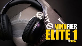 Vinnfier Elite 1 Review  Wireless Bluetooth Headphone [upl. by Raamaj325]