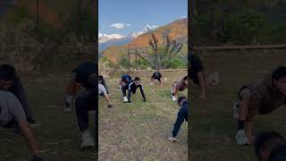 Gurkha Army Training🇬🇧🇸🇬 laure trainingcenter pokhara dokocarry ytshorts youtube shorts [upl. by Ymarej]