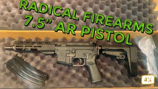 Radical Firearms 75” AR Pistol Review Unboxing [upl. by Valorie]