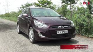 Hyundai Verna petrol 1 6 SX O road test video review [upl. by Ecissej]