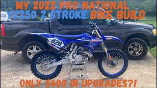 My Pro National YZ250 2 Stroke Bike Setup  Full Breakdown [upl. by Nwahsel]