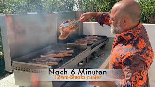 Plancha Battle 6 12mm Teil 1 Steaks [upl. by Netsyrc]