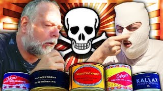 HOW TO EAT SURSTRÖMMING SURSTRÖMMING TEST [upl. by Ylecic108]