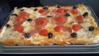 Recette pizza à la feuille de brick [upl. by Albrecht621]