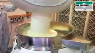 Sieving and screening milk powder with the Russell Compact Sieve [upl. by Nollie92]