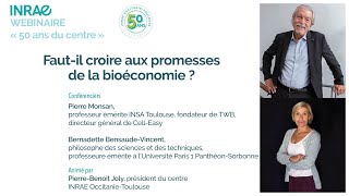 50 ans du centre  « Fautil croire aux promesses de la bioéconomie  » [upl. by Eilhsa]