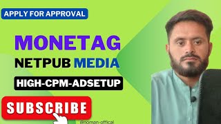 Monetag Approvel Netpub Media Approvel High CPM Adsetup High CPM Method Adsens alternatives Approvel [upl. by Hayila]