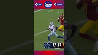 Onside Kick Return Touchdown nfl football cowboys washington [upl. by Einor]