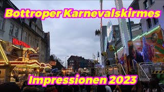 Bottroper Karnevalskirmes Impressionen 2023 [upl. by Philipson989]