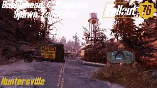 Fallout 76 Bobblehead amp Magazine Spawn Locations  Huntersville [upl. by Arracot837]