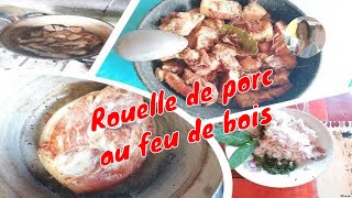 Rouelle de porc au feu de bois  974 [upl. by Rooker]