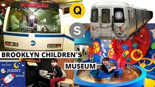 Johnys MTA SUbway Train Ride To The Brooklyn Childrens Museum NYC [upl. by Wakeen]