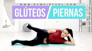 Rutina para trabajar glúteos y piernas  10 minutos GymVirtual [upl. by Argella834]