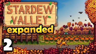 Lets play Stardew Valley EXPANDED for the first time ep 2 [upl. by Ebbarta]