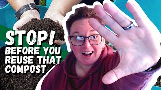 How to sterilise used compost for your seed and potting mixes [upl. by Fendig994]