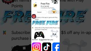 Free fire play store mein available 😊😯😁shortsfeed viralvideo freefire [upl. by Syhr]