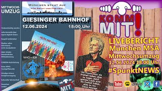 SpunktLIVE MUC1206 München MSA Mittwochsumzug 12062024 WHOIGH Grundgesetz nichtmitUNS [upl. by Ain]