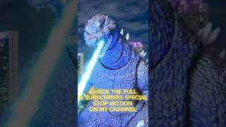 FINAL GOJI vs GMK GOJI 1000 subscribers Stop Motion animation goji stopmotion godzilla kaiju [upl. by Alesram]