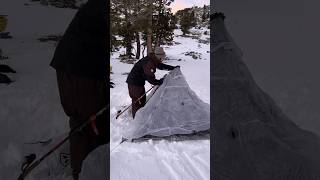 Overnight ski camping in the Sierras [upl. by Notnerb]