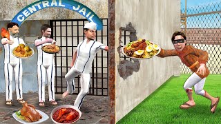 Jail Deewar Se Secret Chicken Biryani Chicken Roast Street Food Hindi Kahaniya Hindi Moral Stories [upl. by Rather]