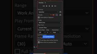 Playback From Current Time in After Effects [upl. by Pedersen]