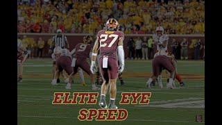 Tyler Nubin SMinnesota  2024 NFL Draft  vs Nebraska Wk 1 2023 [upl. by Mokas]