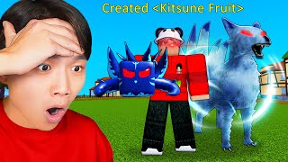 I made the KITSUNE Fruit in Blox Fruits [upl. by Yerrot689]