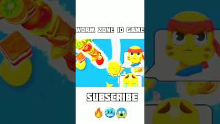 Worm zone io game 🔥😱shortsviral comedyshorts freefire gaming [upl. by Sergias]