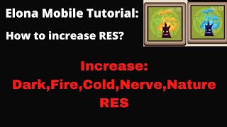 Elona MobileHow to increase RES [upl. by Jac792]