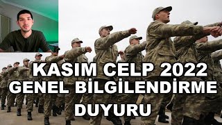 KASIM 2022 CELP DÖNEMİ ASKERLİK HAKKINDA SON DAKİKA [upl. by Scribner]