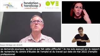 Webinaire « Lentrée dans lemploi des personnes sourdes et malentendantes » du CNIS [upl. by Lewellen712]