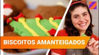 COMO FAZER BISCOITOS DE NATAL [upl. by Carrelli]