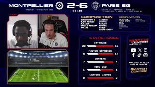 Match Center  Montpellier v Paris SaintGermain [upl. by Blank867]