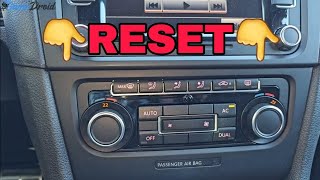 How to reset and calibrate HVAC flaps in VW Climatronic 🚗👨‍🔧❄️ [upl. by Janna]