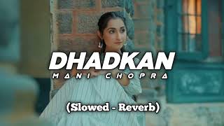 Dhadkan  Mani Chopra  Slowed  Reverb Punjabi Song Lofi [upl. by Samot750]