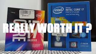 INTEL CORE i7 6800K VS i7 5820K BENCHMARK Really Worth The Upgrade PART 1 [upl. by Oetsira]