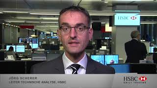 Charttechnischer Jahresausblick zu Zinsen amp Gold HSBC Daily Trading TV vom 03012018 [upl. by Mayda]