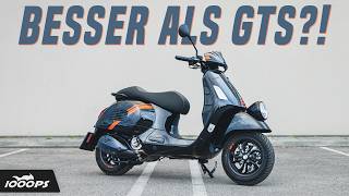 Die SportVersion der Vespa GTS im Test  Vespa GTV 300 Test 2024 [upl. by Enotna]