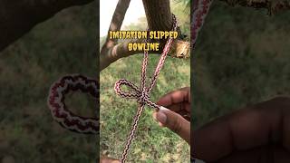 IMITATION SLIPPED BOWLINE KNOT 💡 [upl. by Florine]