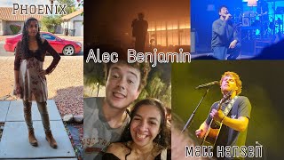 Alec Benjamin 12 notes tour Vlog With special guest Matt Hansen [upl. by Ahsiena654]