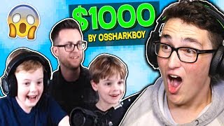 DONATING 1000 TO MINECRAFT STREAMERS EMOTIONAL [upl. by Sueaddaht339]