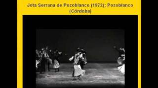 jota serrana de pozoblanco 1972 pozoblanco córdoba [upl. by Holle]