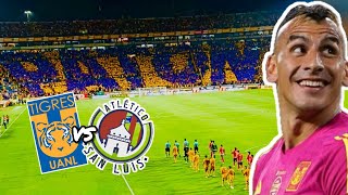 Vlog del Regreso del PATON Guzman a las canchas en la liga MX Tigres vs San Luis desde la tribuna [upl. by Cadell]