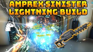 Lets Play Warframe  Amprex Build Sinister Lightning 7 Formas [upl. by Veleda331]